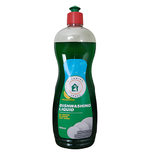 Gleaming Space dishwashing liquid bottle – cuts through grease and grime for sparkling clean dishes